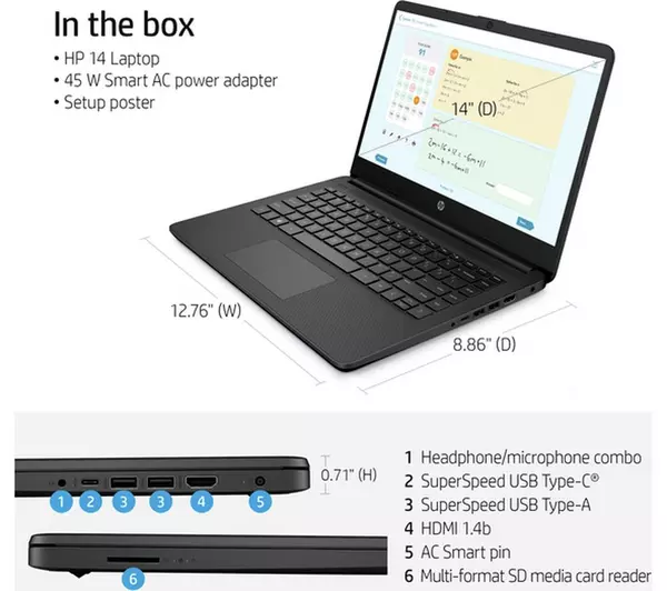HP 14s 14″ Laptop - Image 6
