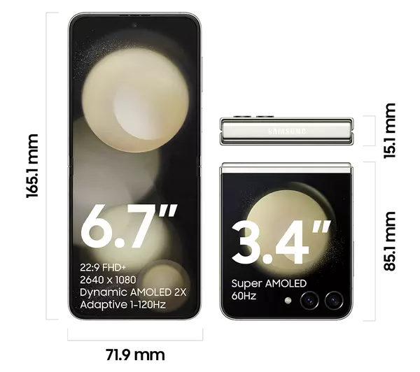 Samsung Galaxy Z Flip5 Smartphone - Image 3